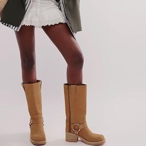 Studded Knee High Boots